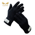 SuperRide 1 Pair Winter Gloves Knitted Touch Screen Stretchy Fleece Lining Thread Cuff Cold Resistant Thickened Thermal. 