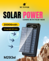 Mypower 20000mAh  Solar Powerbank  Cable attatched  Type-c Input M293sl. 