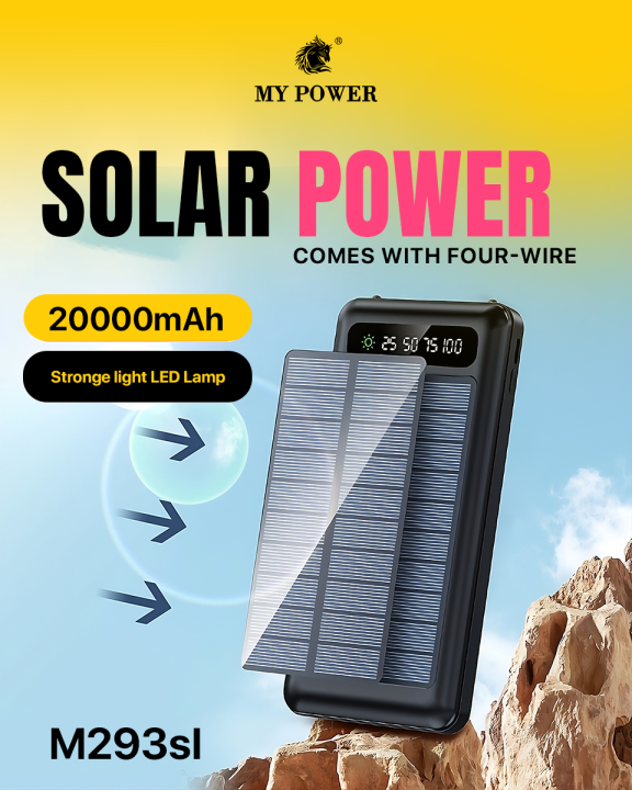 Mypower%2020000mAh%20%20Solar%20Powerbank%20%20Cable%20attatched%20%20Type-c%20Input%20M293sl%20-%20Image%203