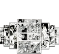 Anime Manga Posters / A4 Size / 10 Pieces/ Naruto. 