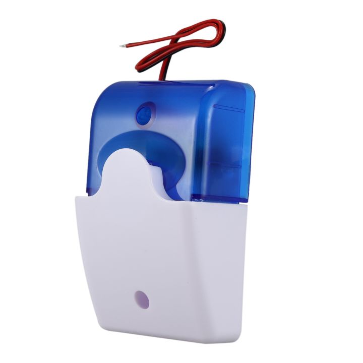 JAERBEE%20Mini%20Wired%20Strobe%20Warning%20Siren%20Dc%2012V%20Sound%20Alarm%20Flashing%20Light%20Sound%20Siren%20Horn%20Home%20Security%20Alarm%20System%20115Db%20Blue%20-%20Image%202