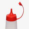 White Color Hard Plastic Sauce Bottle 500Ml. 