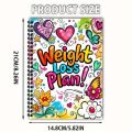 High Quality Fitness Tracker Weight Loss Plan Book 12 Weeks Wellness Planner Fitness Journal 104 Pages Goal Setting Diet Meal Notepad Health. 