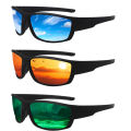 New cross-border outdoor sports polarized sunglasses men's cycling sunglasses bicycle windproof and UV resistant glasses. 
