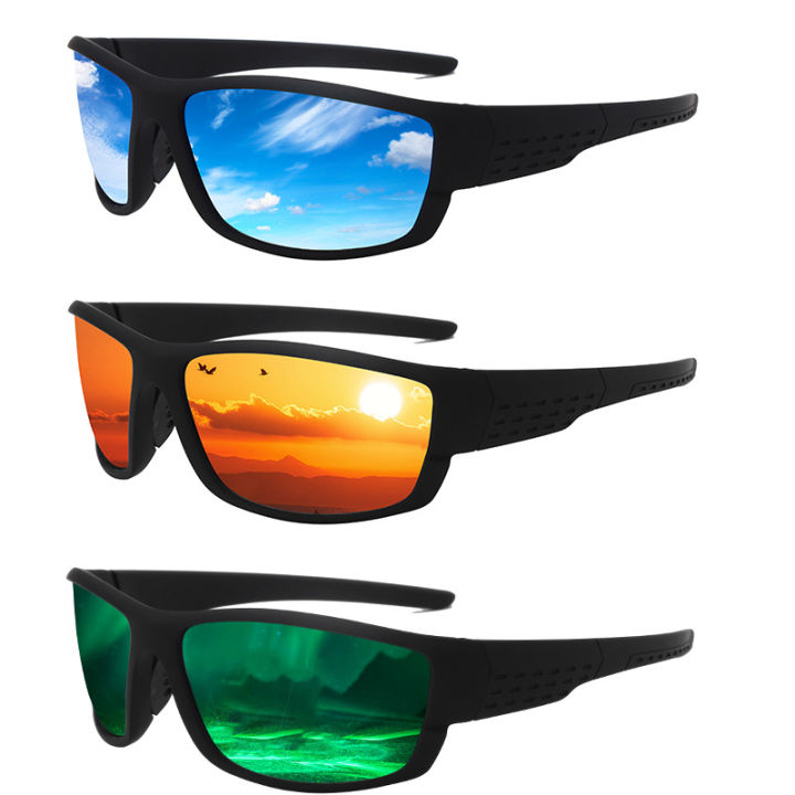 New cross-border outdoor sports polarized sunglasses men's cycling sunglasses bicycle windproof and UV resistant glasses