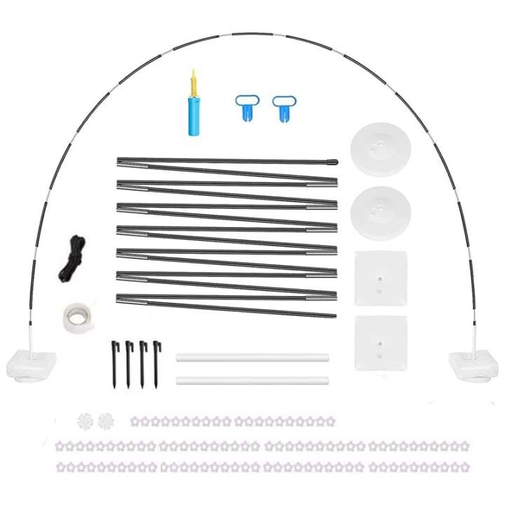 76Piece Reusable Balloon Arch Kit 10FT Adjustable Balloon Arch Stand ...