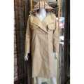 Long Trench Coat Jacket With Hood For Ladies by Kabs Kouture. 