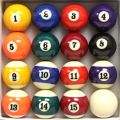 Pool Ball Set -16 Balls Size - 52.5mm | Billiard Ball Complete Set. 