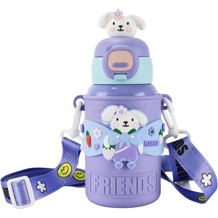 Warm%20Friends%20Kids%20Water%20Bottle%20450ml%20%7C%20316%20Stainless%20Steel%20Insulated%20Thermos%20%7C%20Vacuum%20Flask%20with%20Silicone%20Straw%20&%20Sleeve%20%7C%20Cute%20Animal%20Designs%20%7C%20Portable%20Sipper%20for%20Children%20-%20Image%205