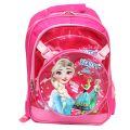 Pink Frozen 3D Backpack With Strolly For Kids. 