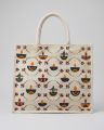 Arihant Eco Jute Tote Bag 16x14 Inch – Reusable Shopping & Gift Bag with Zipper For Women And Men. 