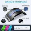 Back Pain Relief Product Back Stretcher, Spinal Curve Back Relaxation Device, Multi-Level Lumbar Region Back Support. 