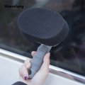Wenefang 1pcs Car Arc Tire Brush Tire Shine Applicator Arc Design Wear-resistant Sponge Car Tire Cleaning Brush Car Washing Accessories. 