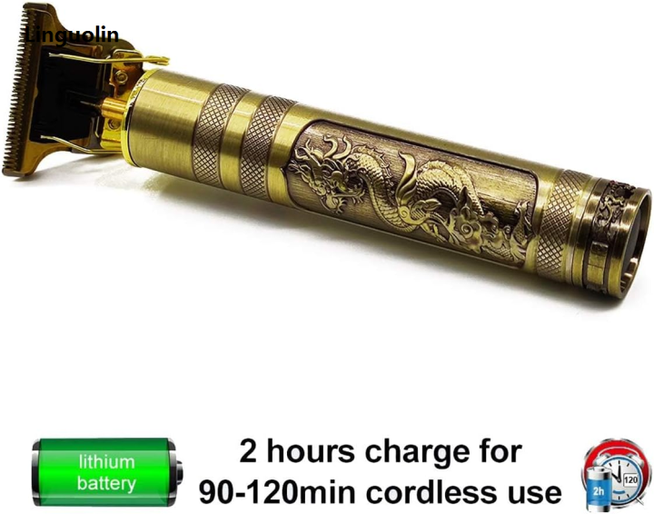 Linguolin%20Hair%20Clippers%20for%20Men,%20Pro%20Li%20Close%20Cutting%20Trimmer,%20T-blade%20Electric%20Rechargeable%20Grooming%20Kit%201.5/2/3/4%20mm%20Zero%20Gapped%20Detail%20Barber%20Haircut%20(Dragon)%20-%20Image%208