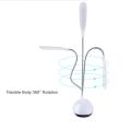 Vylon Office Smart Table Lamp For Study LED Desk Lamp 3XAAA Battery Not Include Dimmiable Mini Table Top Lantern Cute Flexo Book Light. 