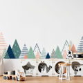 Scandinavian Mountains Ardika Wall Sticker 165cm(W) x 45cm(H). 
