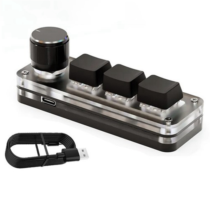 Macropad Macro Mechanical Keyboard RGB Mini Gaming Custom Programming Knob Keypads for Photoshop