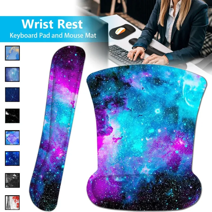 Office@hand Support Image Home Office Hand Support Ergonomic Keyboard Pad Memory Foam Mouse Mat ...