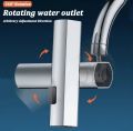(360°) 3 in 1 Universal Waterfall Tap Extender Faucet for Kitchen and Bathroom Sink and Wash Basin. 