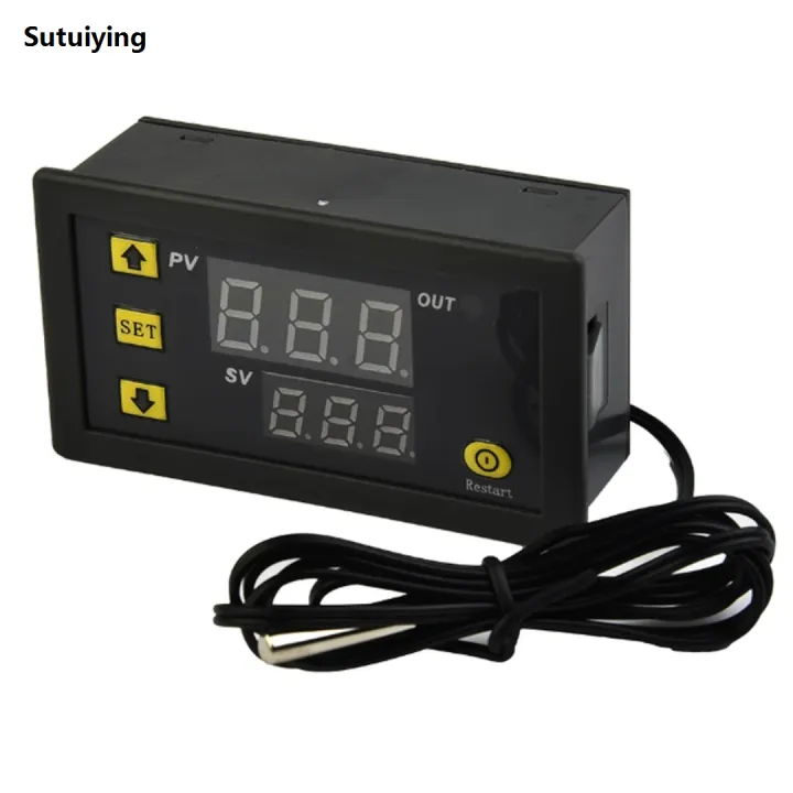Sutuiying%201PcW3230%20Mini%20Digital%20Temperature%20Controller%2012V%2024V%20220V%20Thermostat%20Luxury%20Regulator%20Heating%20Control%20Thermometer%20regulator%20With%20Sensor%20-%20Image%202