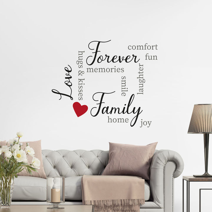 Artsy Home Family Wall Quote Decals Wall Sticker | Daraz.com.np