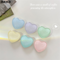 For iPho 3D Korea, used for GriTok Grip Phone Max1311 suitable for ptok crystal ball epoxy glass transparent heart-shaped phone case holder, compatible with ne Pro.. 