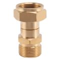 JAERBEE 4X Pressure Washer Swivel Joint, Free to Hose Fitting, Anti Twist Metric M22 14mm Connection, 3000 Psi. 