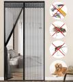 Magnetic Mosquito Net for Door | Mosquito Curtain for All Door Types & Sizes | Auto-Closing Insect Screen to Keep Mosquito(100/210 cm). 