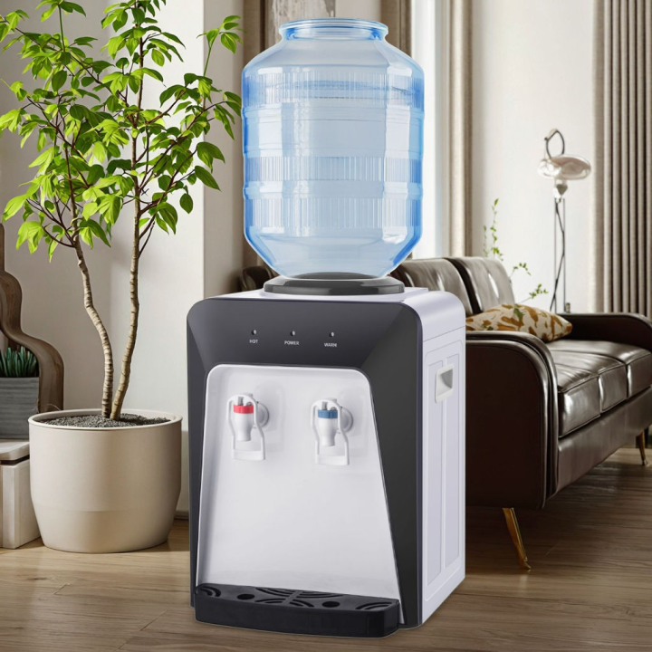 Electric Water Dispenser Hot  and Noraml Water Stand with Plastic Housing Household Use Bottom/Top Load