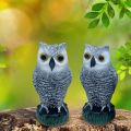 New Pest Control Owl Bird Deterrent Realistic Sunscreen Owl Ornaments Waterproof Garden Decoration Owl Decoy Outdoor. 