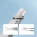 Difutagui Eyebrow Tweezer Eye Brow Clips Hair Removal Makeup Tools Eyelashes Luxury Extension Double Eyelid Application Stainless Steel. 
