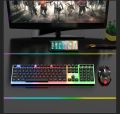 Mechanical RGB Gaming Keyboard And Mouse Combo For PC And Laptop Black. 