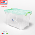 Bagmati Big Smart Box Multipurpose Plastic Storage Container Box With Lock (Clear/Transparent) – Rectangular 25 Liter. 