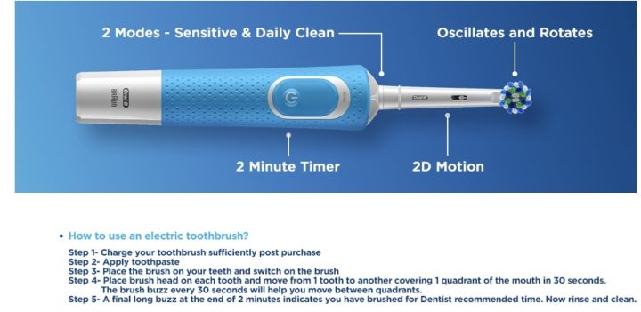 Oral%20B%20Electric%20Toothbrush%20For%20Adults%20Vitality%20Model%20%20Rechargeable%20Blue%20Color%20Criss%20Cross%20Action%20Powered%20By%20Braun%20-%20Image%207