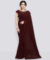 Bollywood Georgette Saree For Women (Red). 