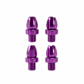 4PCS Durable Aluminum Alloy Bike Brake Lever Adjuster Screws Purple Lightweight Bike Brake Adjuster Screws Compact 10mm Brake Lever Adjuster Bolts Bicycle Brake Lever Screws Replacement Parts. 