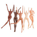11 Movable Joints African Doll Nude Body Black Skin Kids Pretty Girl Toy Gift YUMAN. 