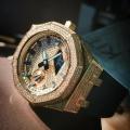 HOT Luxury Diamond Watch Dial For GA2100 GA2100 DIY Watch Mod kit Dial Scale For GA-2100 GA2110 Modification Watch Parts Accessories. 