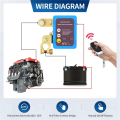 OYPFXMI 2X 12V 240A Remote Battery Disconnect Switch, Automatic Power Off Switch Car Truck Boat Remote Control Switch. 