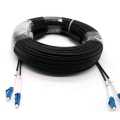 100M FTTH Fiber Optic Drop Optical Cable Cord SC to SC Simplex Singlemode Jumper. 