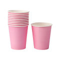 10PCS 9oz 250ml Solid Thick Paper Cup Disposable Cup Wedding Birthday Party Holiday Disposable Tableware GENGLI. 