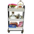 Cute Display Bookshelf 1:6 Dollhouse Cart Scene Model With Wheels Kitchen Shelf Dolls Accessories. 