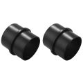 OYPFXMI 2X 75mm Car Heater Duct Joiner Pipe Air Parking Heater Hose Line Connector for (Long 79mm). 