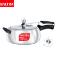 BALTRA Pressure Cooker | Foodie Regular Pressure Cooker |5L | Induction based | Automatic safety valve |  Better pressure regulation | Rust proof components, stay cool handles |New improved vent weight | 7 years warranty. 