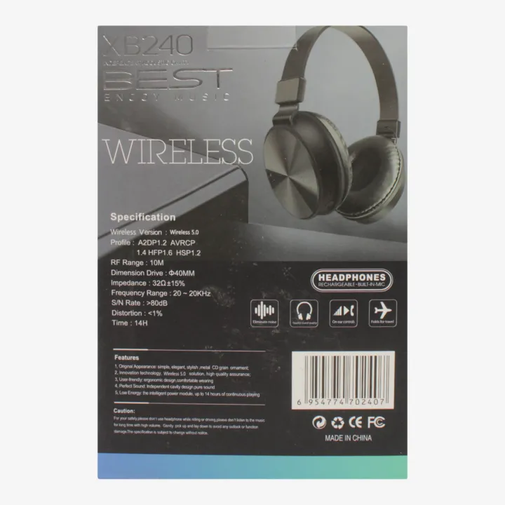 Black%20Wireless%20Stereo%20Headphone%20XB240%20-%20Image%203