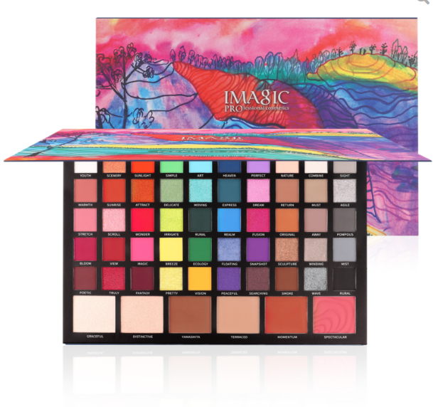 IMAGIC 56 COLOR TERRACED EYESHADOW PALETTE