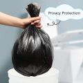 Small Size Garbage Bags For Dustbin Pack Of (45X55Cm) One Role 35Liter | Black Small Size Trash Bin Liner. 