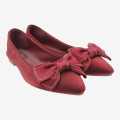 Maroon Color Fashionable Cock Shoes For Women. 