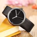 ABBYGALE Women Watch Black  Color Dial Simple Design Bracelet Set Leather Quartz Ladies Wrist Watch Women Gift relegio Clock. 