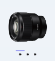 Sony Sel85F18 Fe 85Mm F1.8 Full-Frame E-Mount Fast Prime Lens For Mirrorless Camera. 